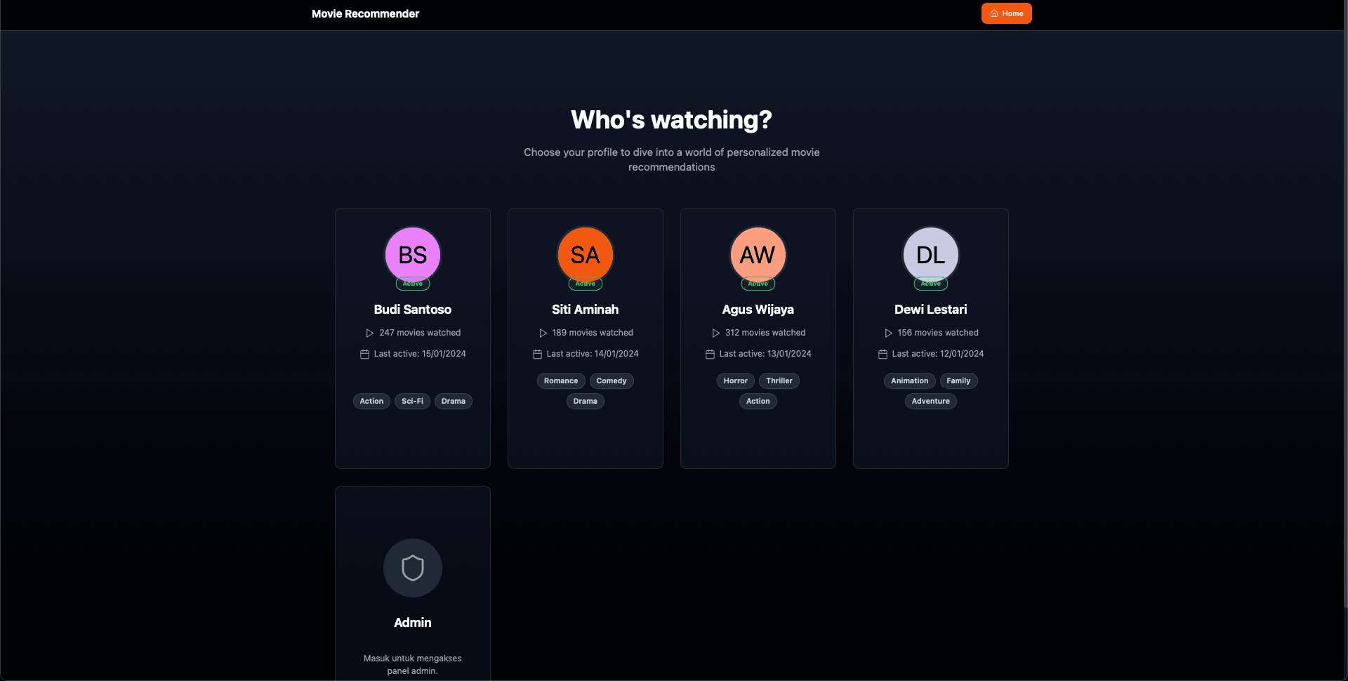 Personalized Movie Recommendation System