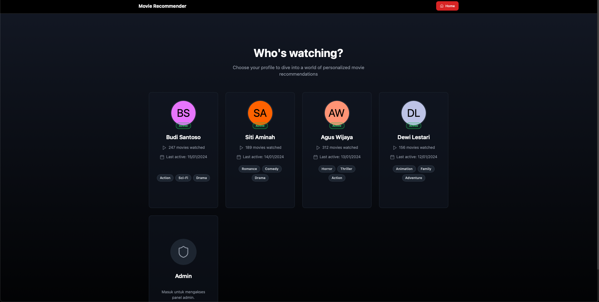 Personalized Movie Recommendation System